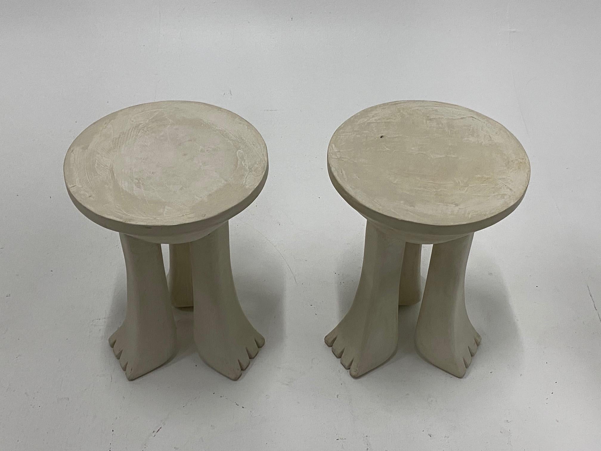 American Fabulous Pair of John Dickinson Style Accent Tables