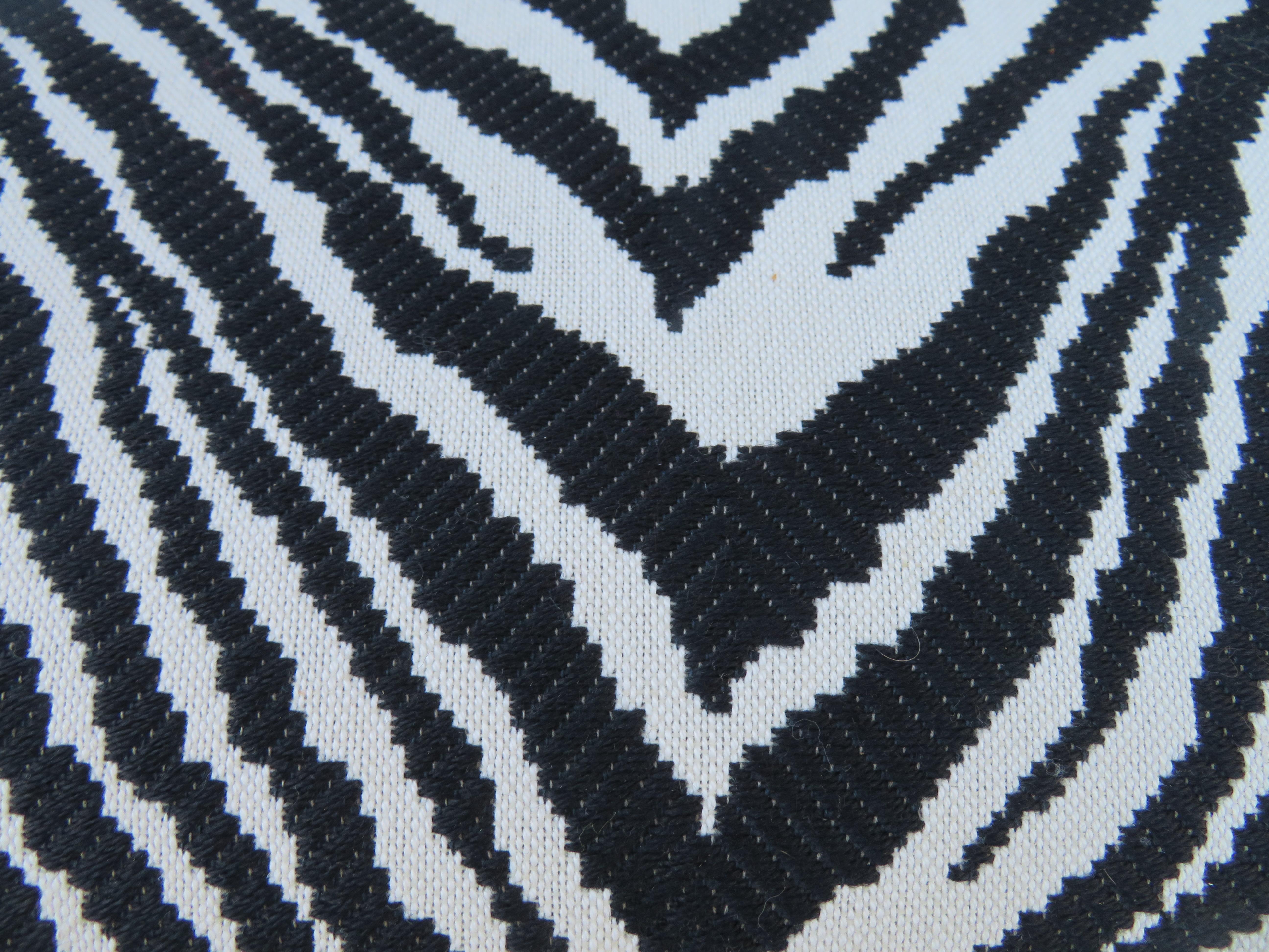 Fabulous Pair Zebra Print Alvar Aalto 400 Tank Chair by Artek Mid-Century In Good Condition In Pemberton, NJ