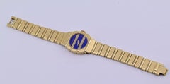 Fabelhafte Piaget Lapis Zifferblatt Damenuhr 18K Massiv Gelbgold