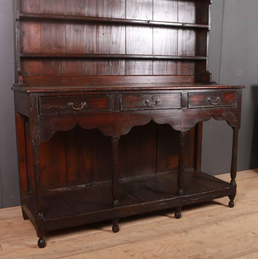 George III Fabulous Pine Potboard Dresser For Sale