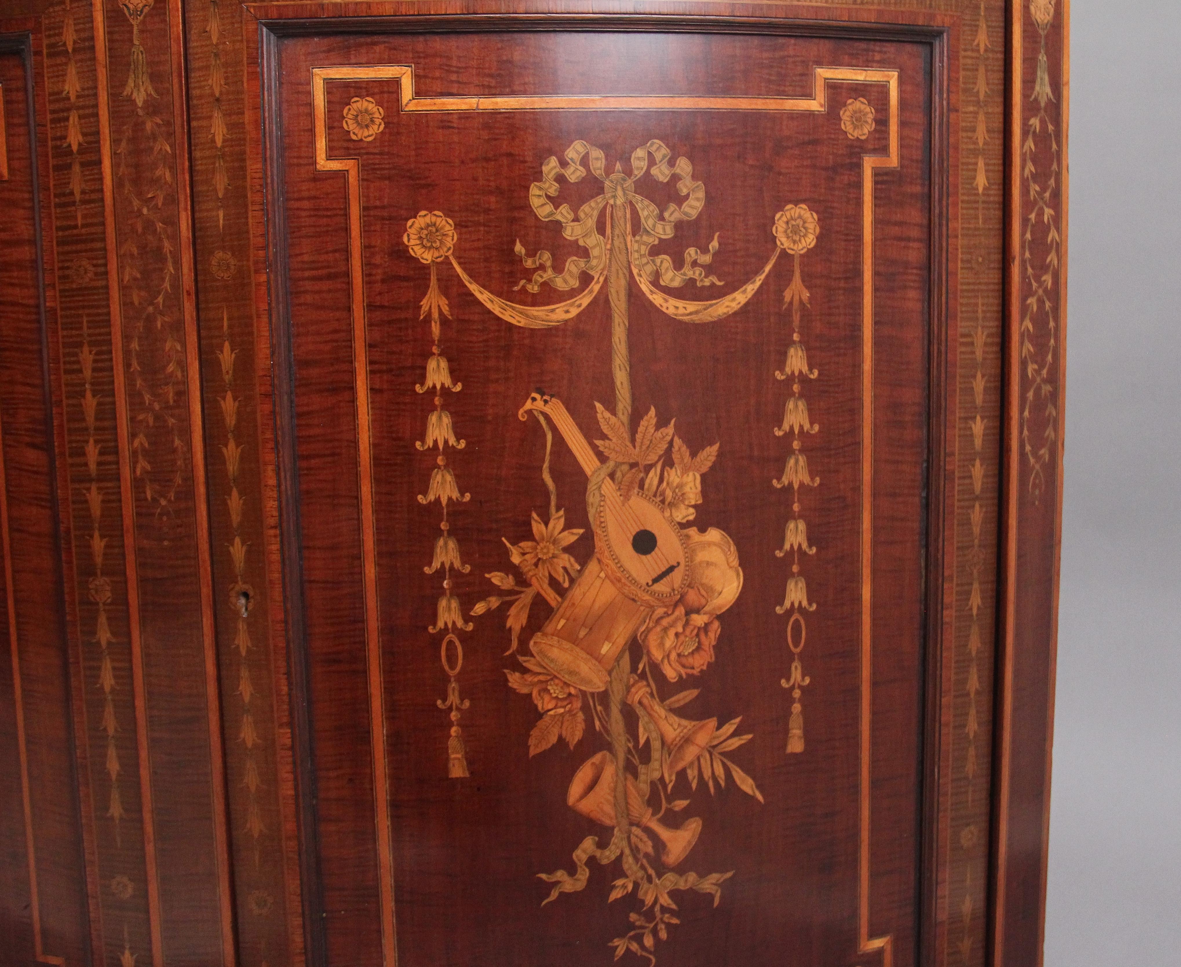 Fabulous Quality 19th Century Mahogany and Inlaid Cabinet For Sale 8