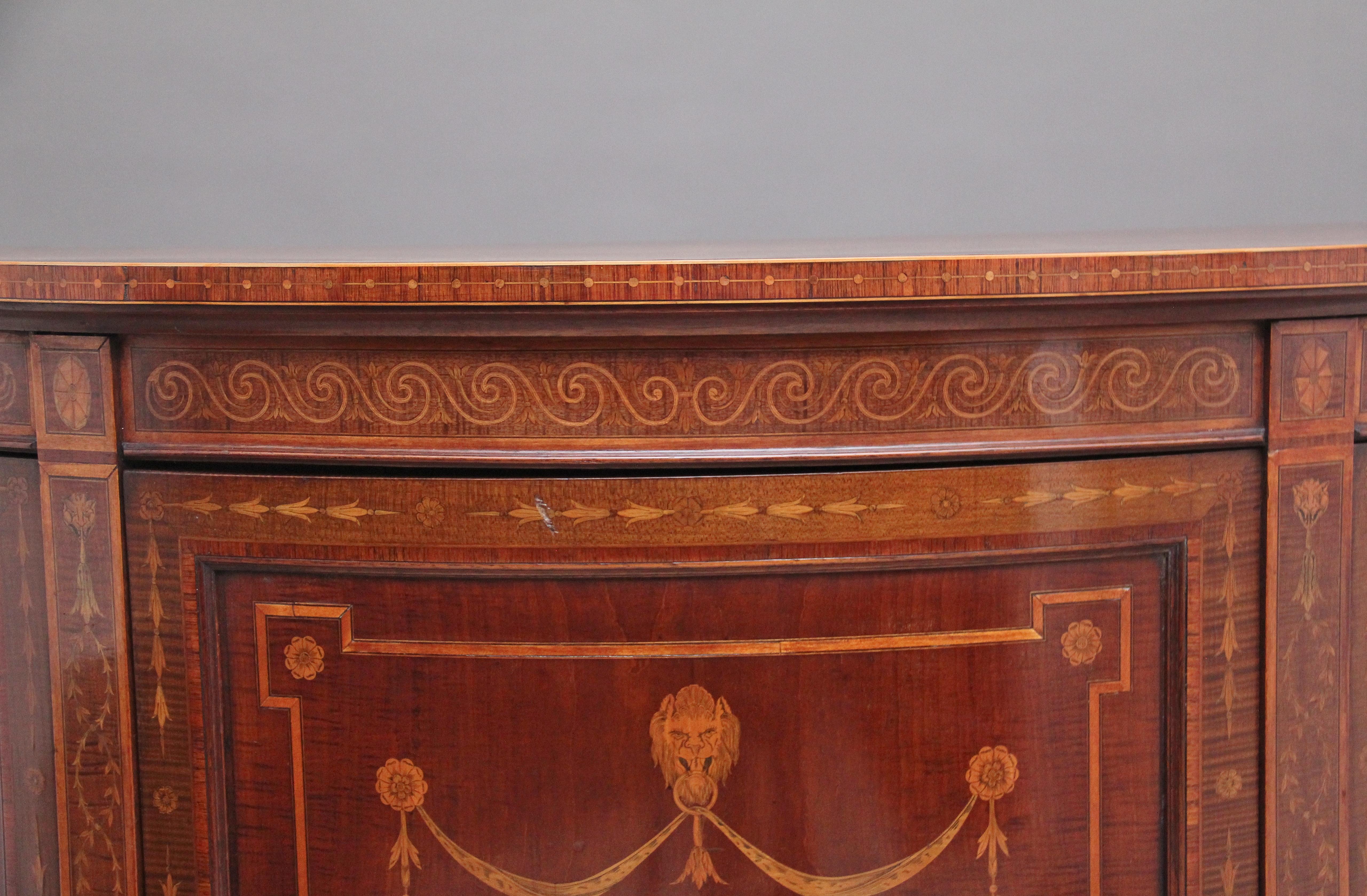 Fabulous Quality 19th Century Mahogany and Inlaid Cabinet For Sale 3