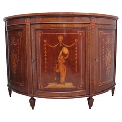 Fabulous Quality 19th Century Mahogany and Inlaid Cabinet