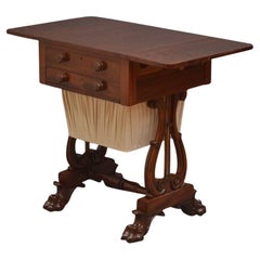 Fabulous Regency Work Table in Mahogany