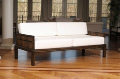 Breathtaking McGuire Cane Sofa in the Style of Michael Taylor- Pair Available