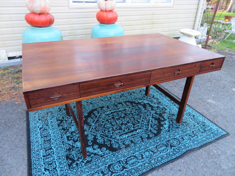 Fabulous Rosewood FlipTop Desk by Peter Lovig Nielsen MidCentury