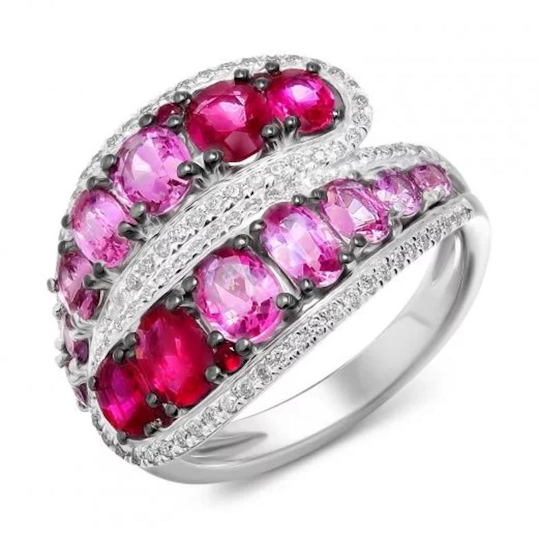 Earrings White Gold 14 K (Matching Ring Available)
Diamond 
Ruby 
Pink Sapphire 

Weight 8.07 grams



With a heritage of ancient fine Swiss jewelry traditions, NATKINA is a Geneva based jewellery brand, which creates modern jewellery masterpieces