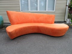 Fabulous Sculptural Modern Vladimir Kagan Bilbao Sofa Mid-Century