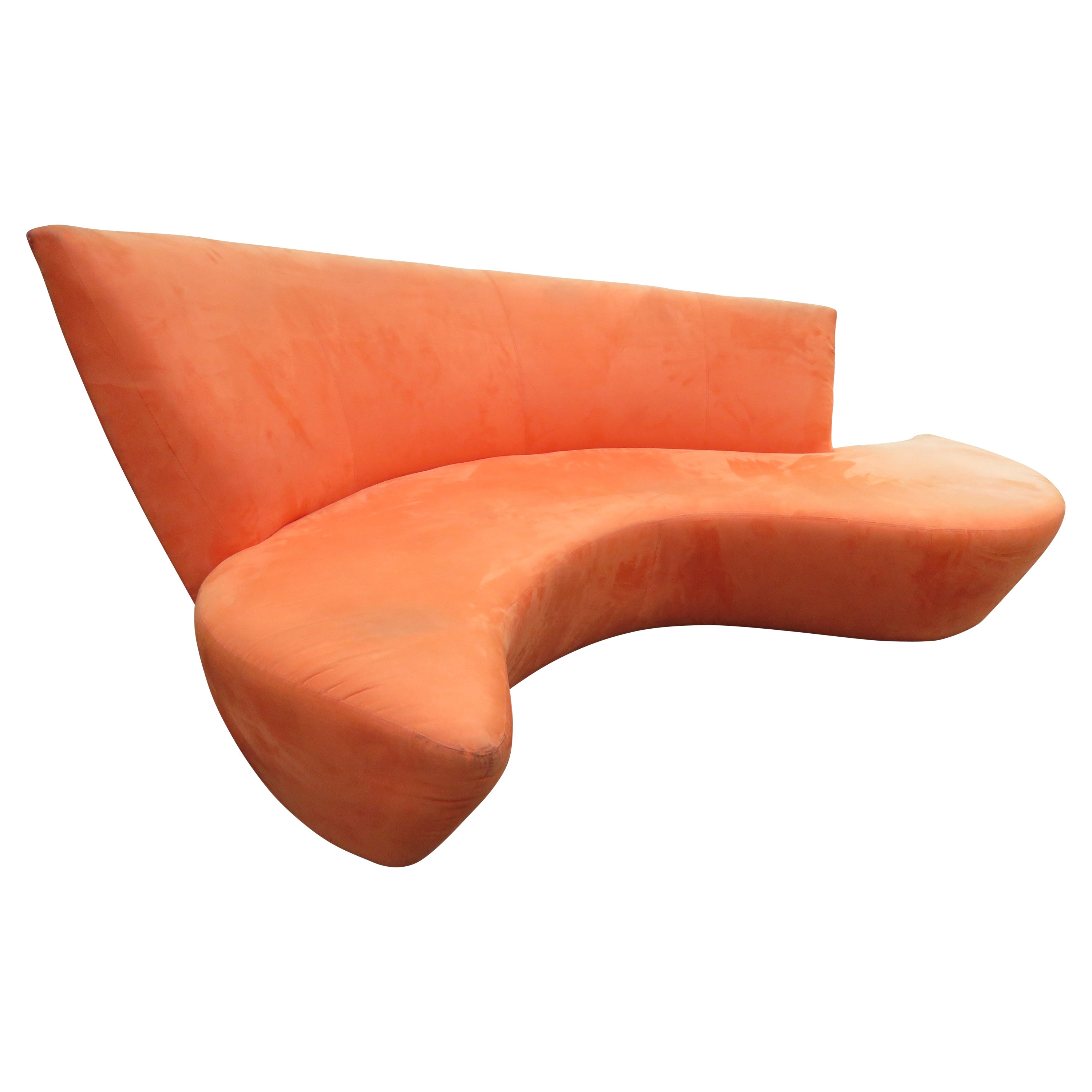 Fabulous Sculptural Modern Vladimir Kagan Bilbao Sofa Mid-Century