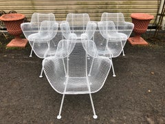 Fabulous Set 6 Woodard Sculptura Mesh Patio Chair Mid-Century Modern