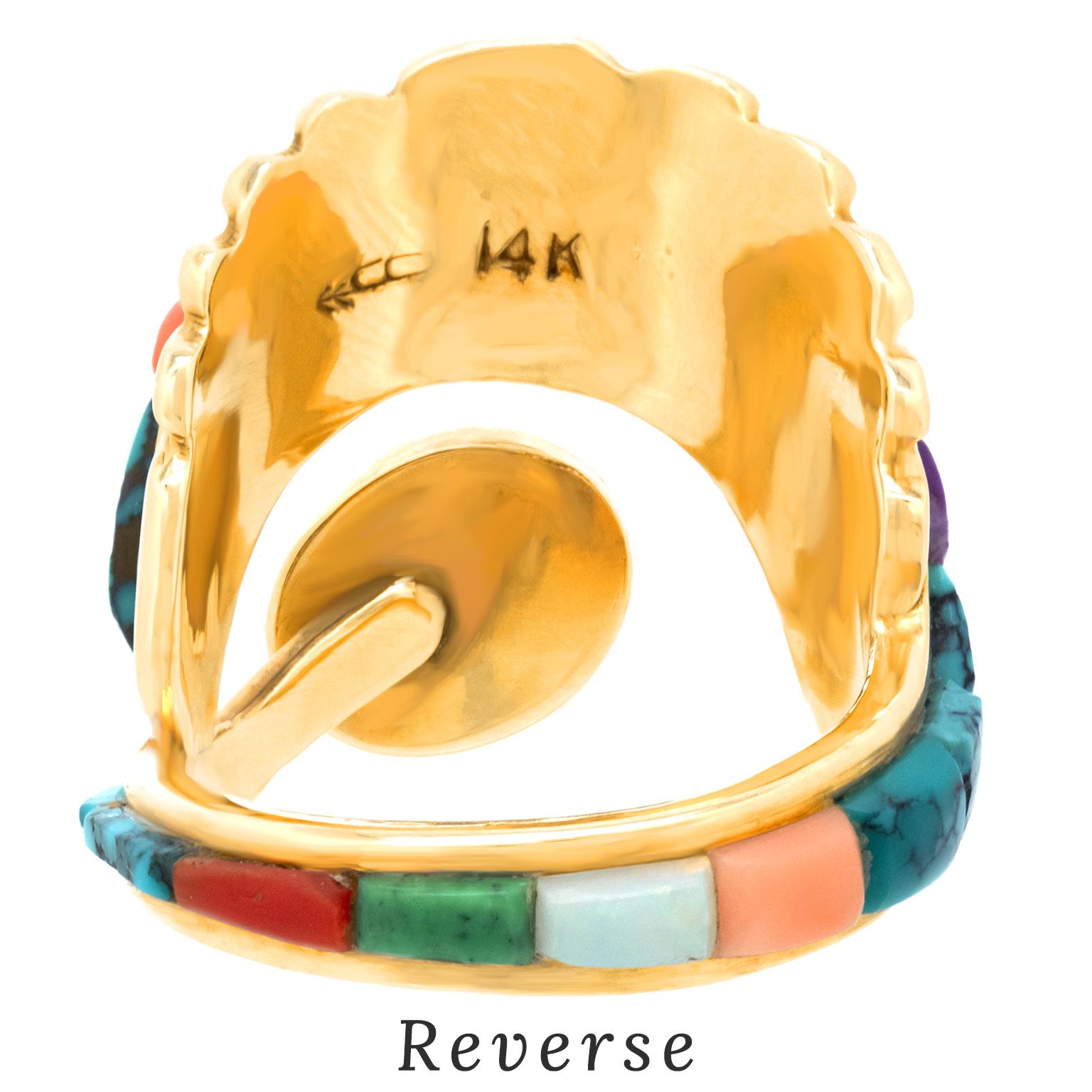 Fabulous Seventies Hopi Ring For Sale 4