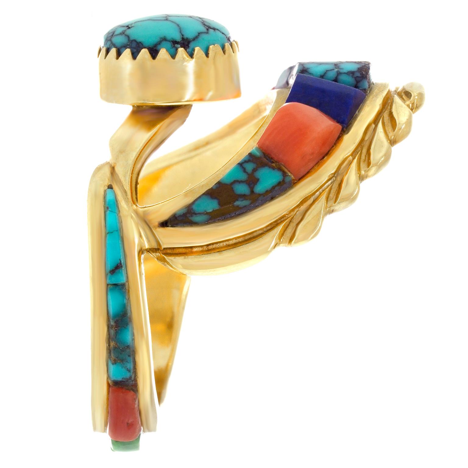 Fabulous Seventies Hopi Ring For Sale 5