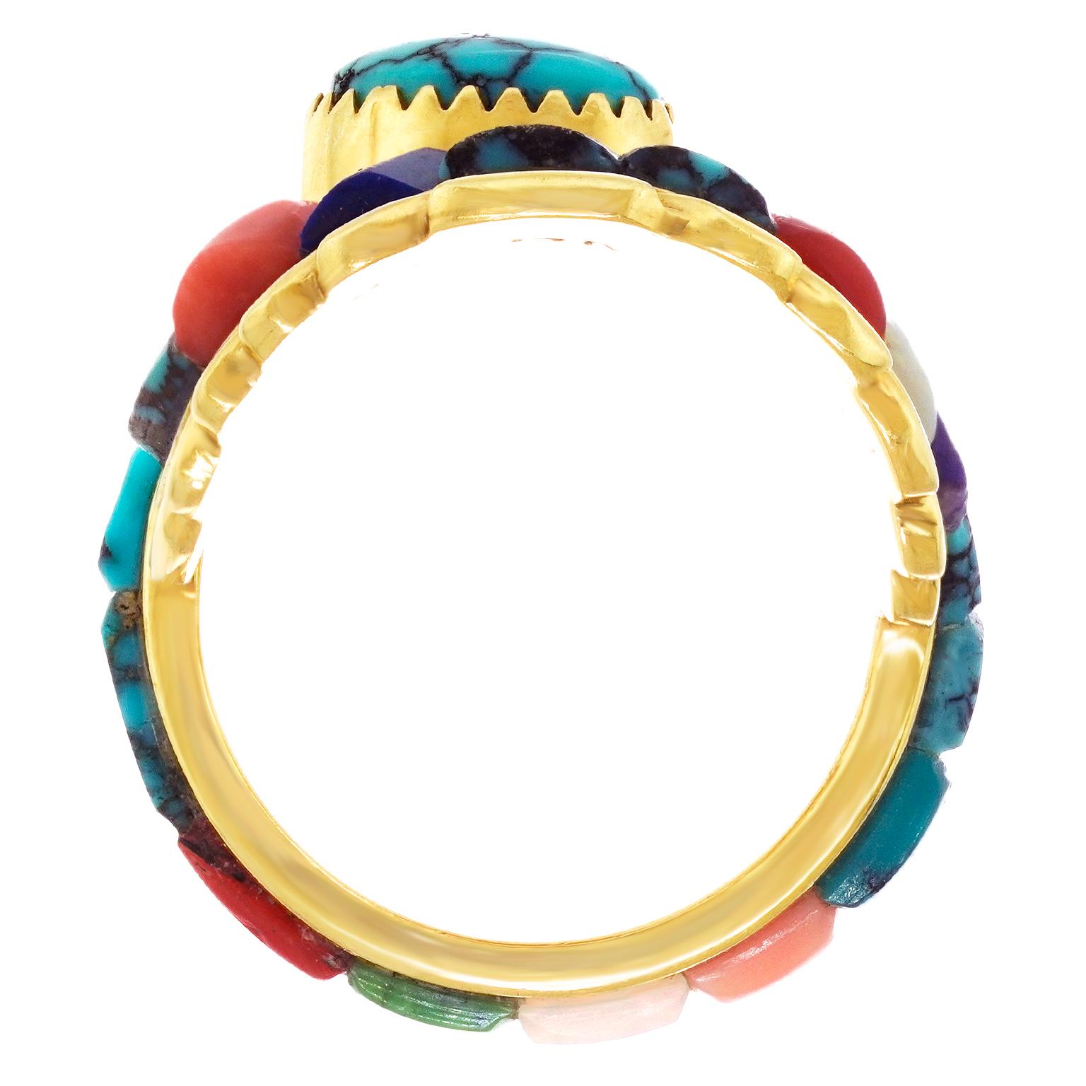 Fabulous Seventies Hopi Ring For Sale 7