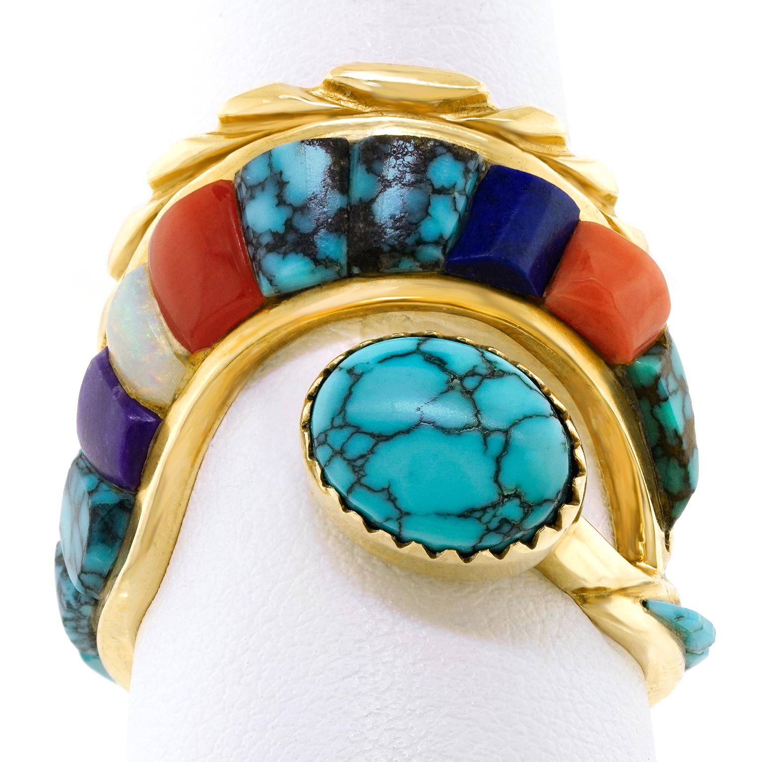 Native American Fabulous Seventies Hopi Ring For Sale