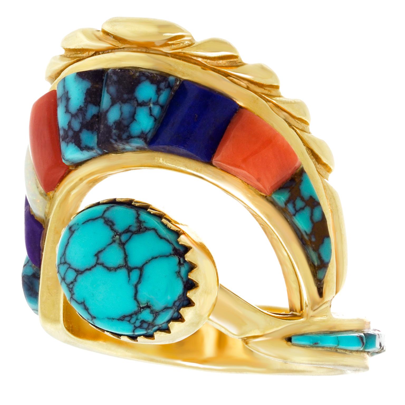Fabulous Seventies Hopi Ring For Sale 2