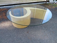 Fabulous Swirl Coffee Table Vladimir Kagan Design Group, USA, circa 2008