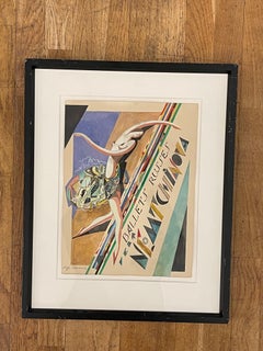 Sergey CHEKHONIN (1878 - 1936), projet d'affiche de théâtre, 1930