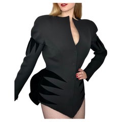 Favolosa giacca da passerella Thierry Mugler FW 1990 "Music Hall