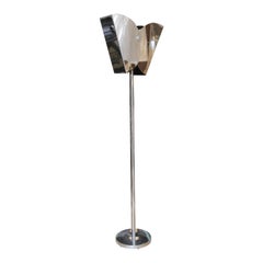 Fabulous Vintage Koch 
Lowy Hooded Chrome Floor Lamp