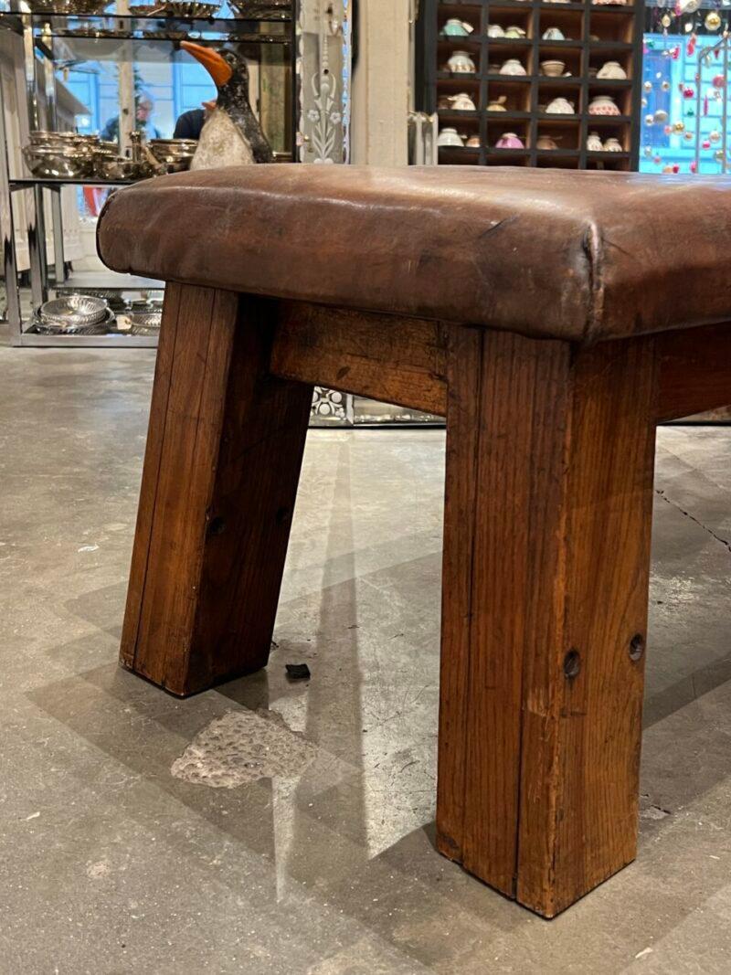 Fabulous Vintage Leather Daybed/Coffee Table/Bench In Good Condition In Copenhagen K, DK