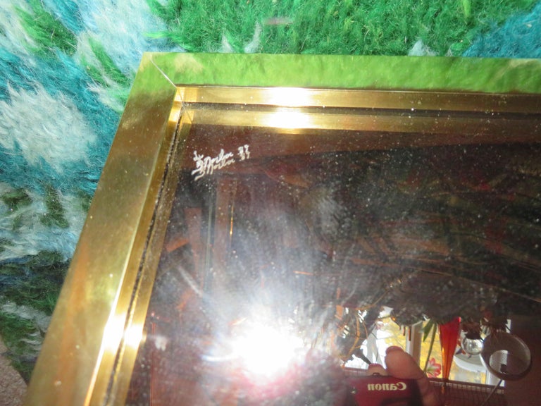 Fabulous Vintage New York City Skyline Mirror Wall Art MidCentury