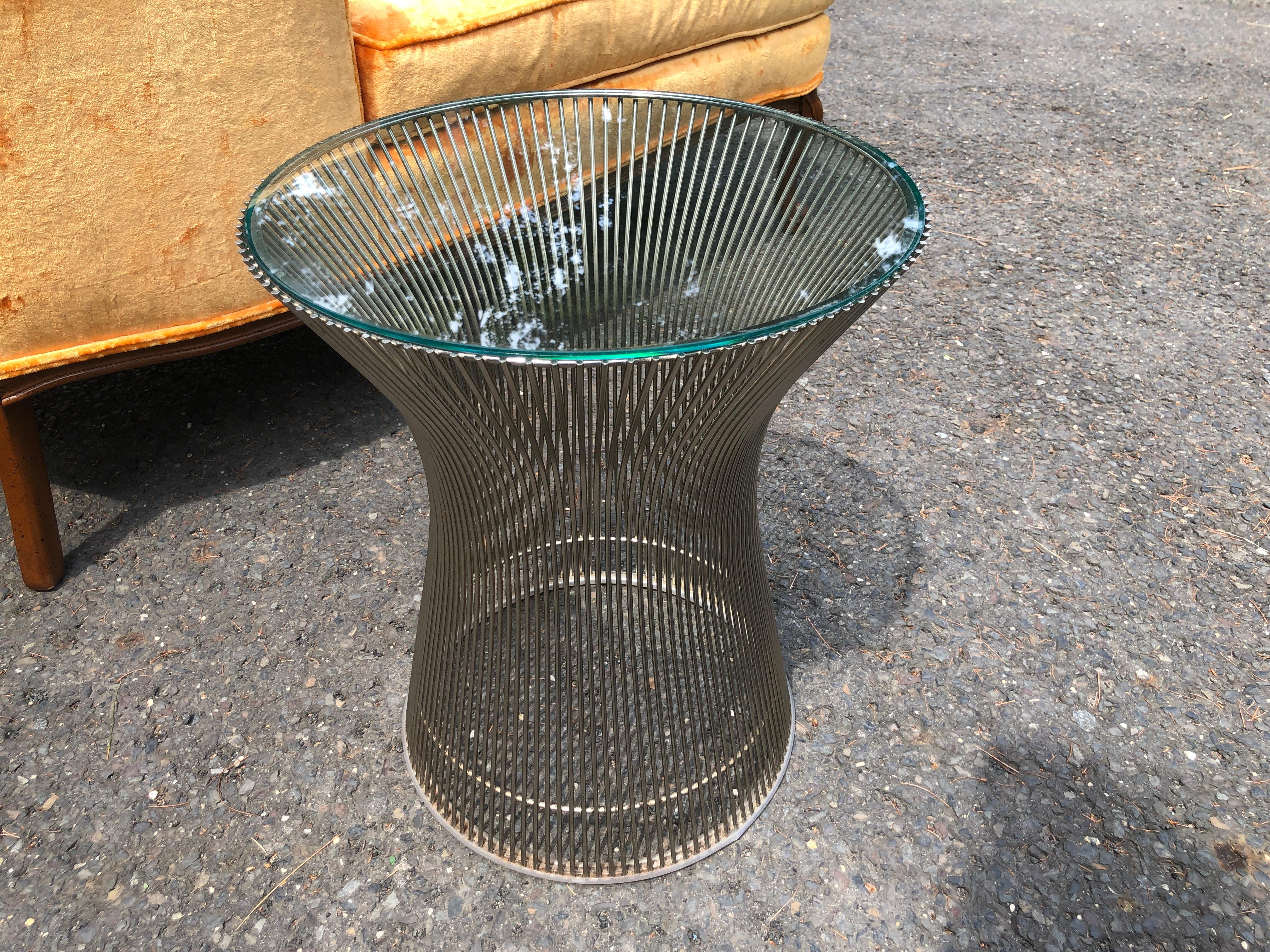 Fabulous Warren Platner for Knoll Side-End Table, Circa 1960 Mid-Century For Sale 5