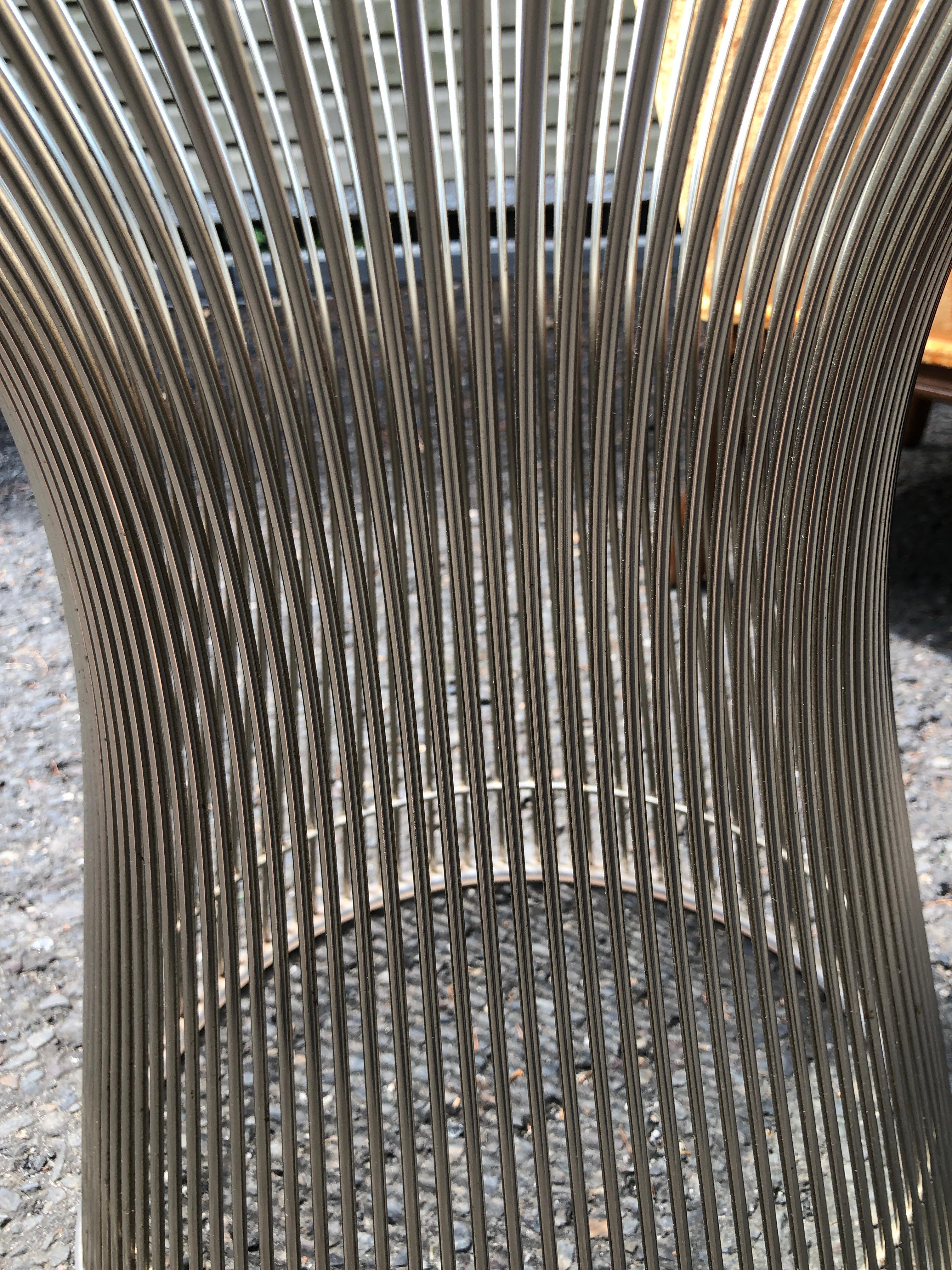 Steel Fabulous Warren Platner for Knoll Side-End Table, Circa 1960 Mid-Century For Sale