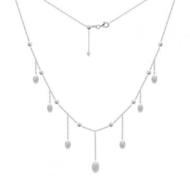 Moderne Fabuleux collier à pendentif en or blanc pour elle en vente