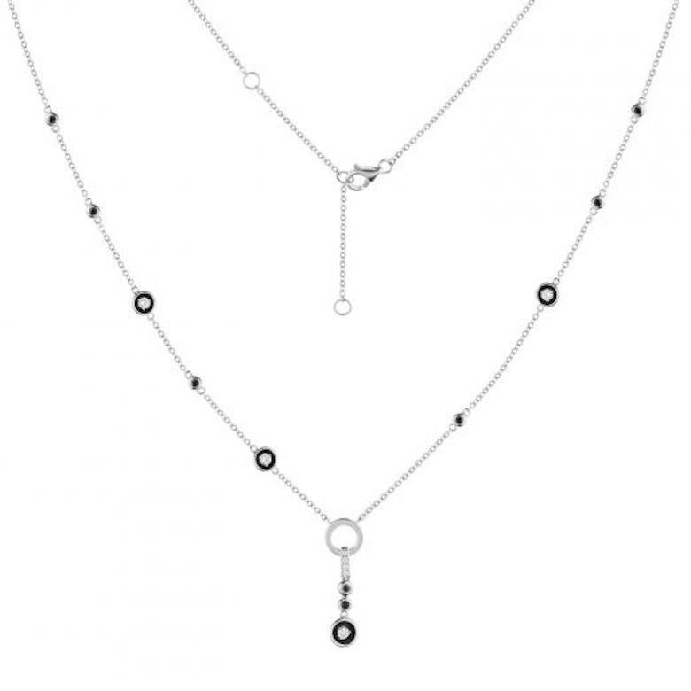 Moderne Fabuleux collier pendentif en or blanc et diamants pour elle en vente