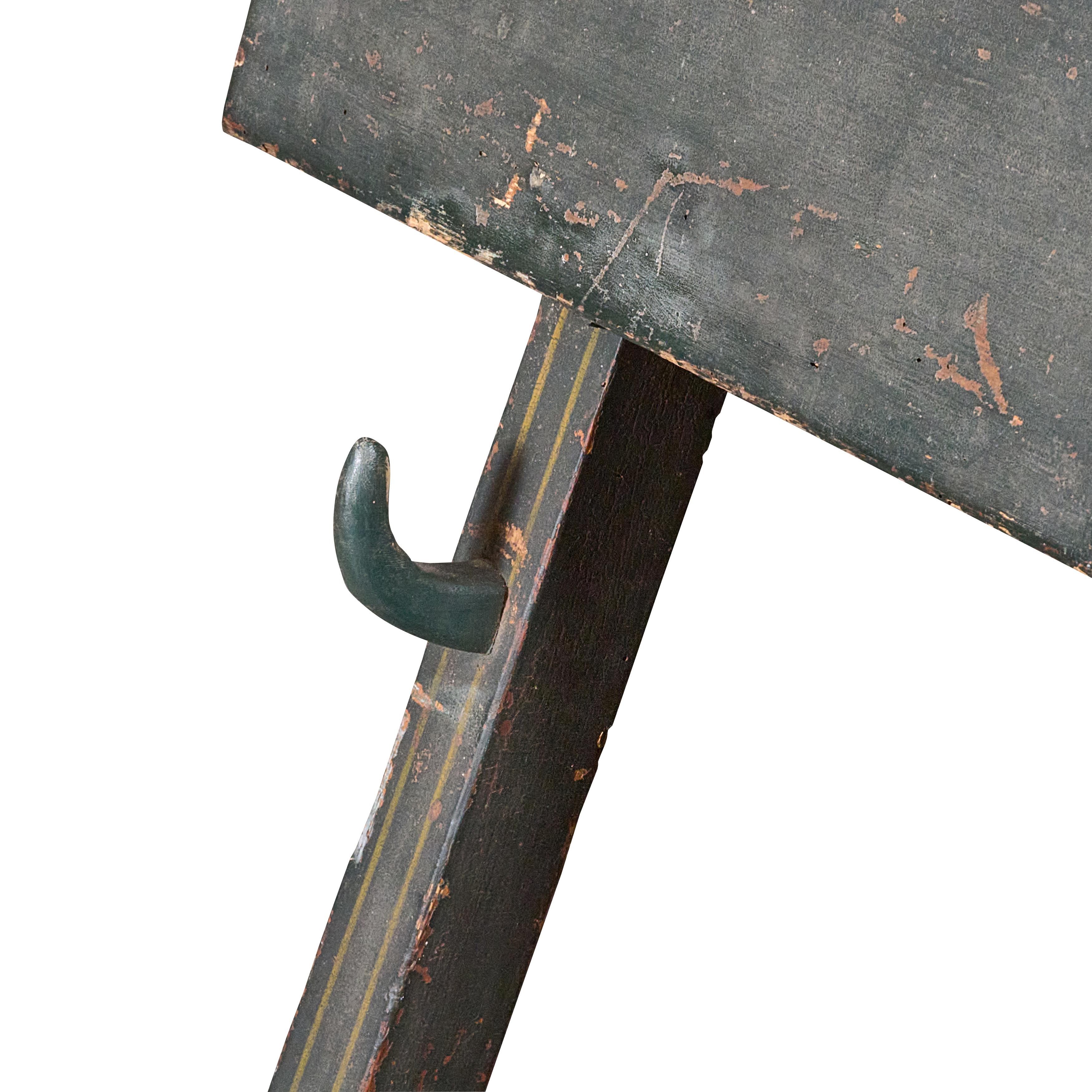 Italiano Favolosa sella in Wood e cavallo da tiro