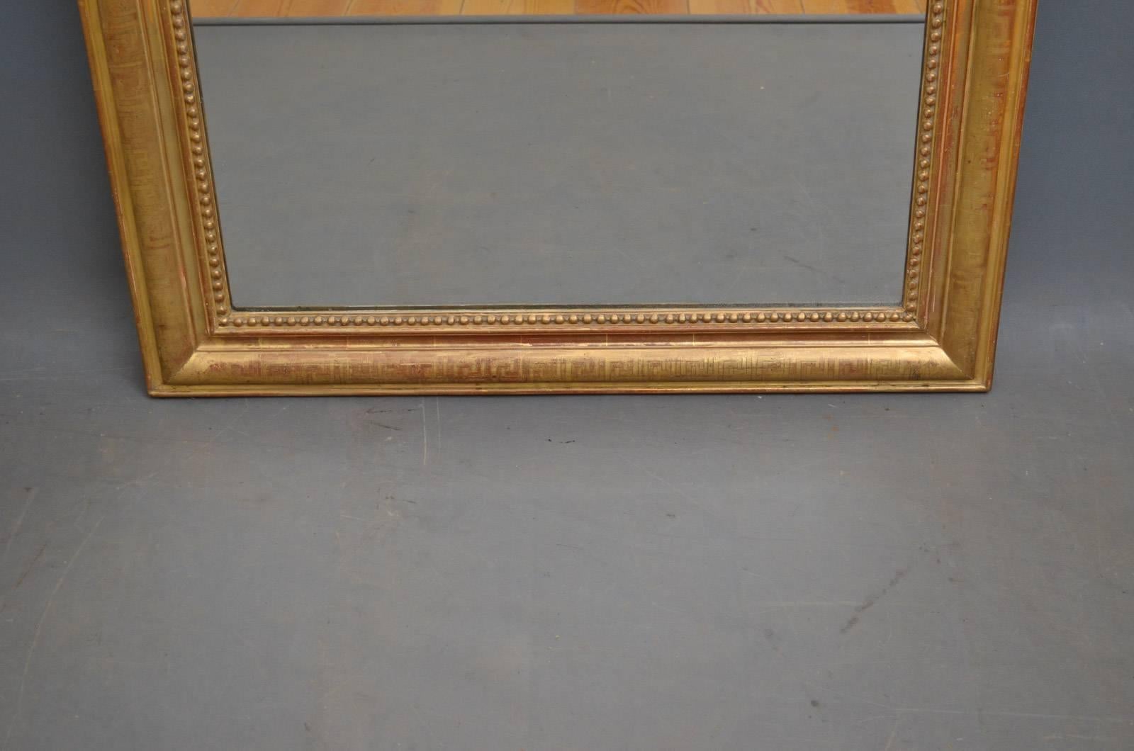 Fabulous 19th Century French Gilt Mirror 4