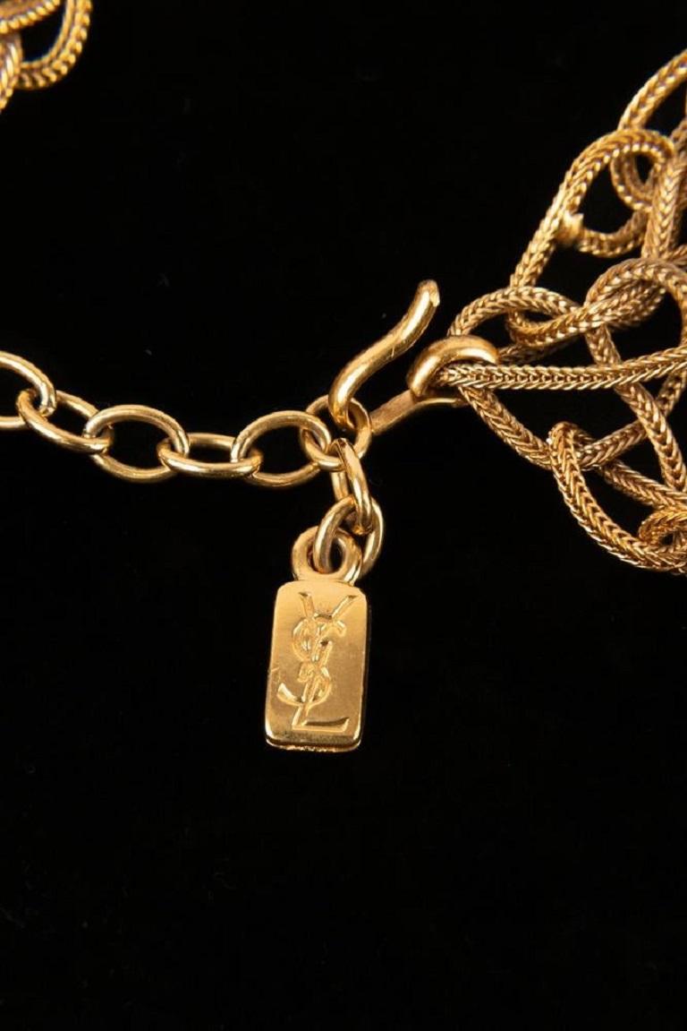 Fabulous Yves Saint Laurent Stone Necklace, 1988 8