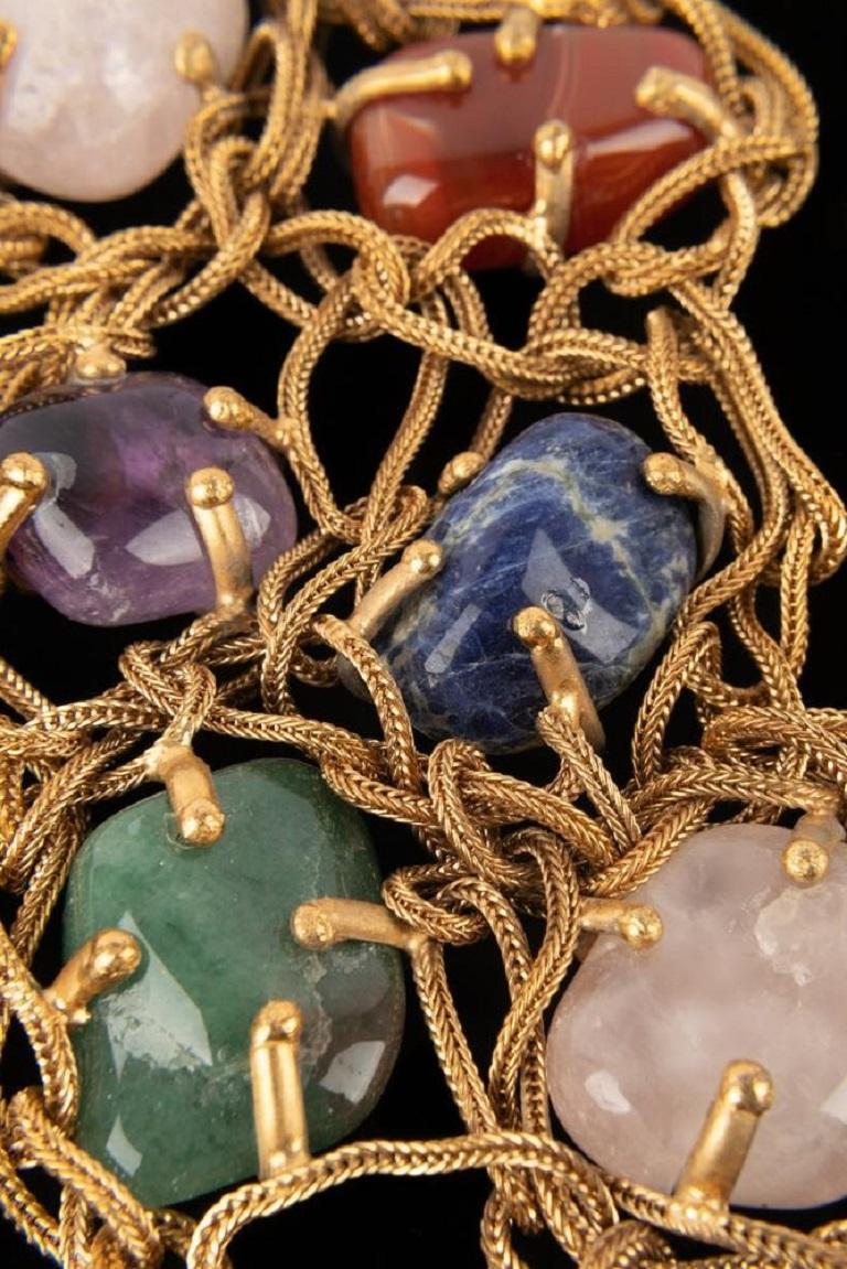Fabulous Yves Saint Laurent Stone Necklace, 1988 1