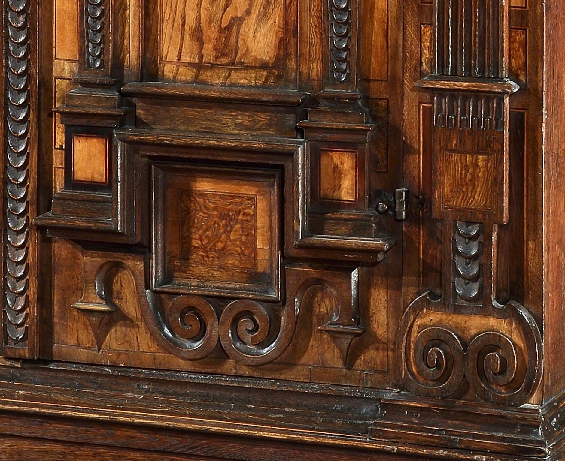 Facade Cabinet Fassadenschrank Cupboard Wardrobe Renaissance German Walnut Elm 5