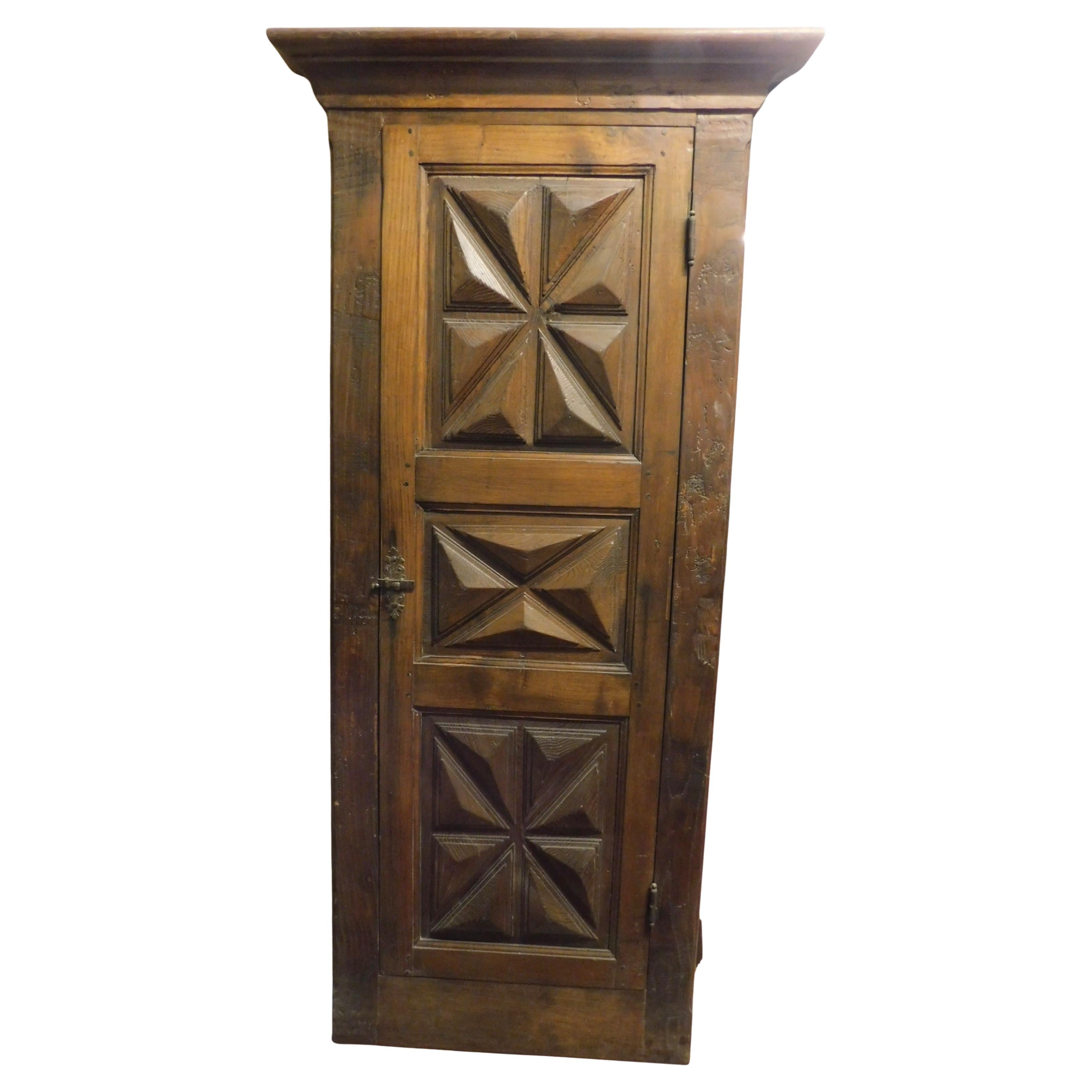 fassade, geschnitzte Wandtafel Placard, Italien im Angebot