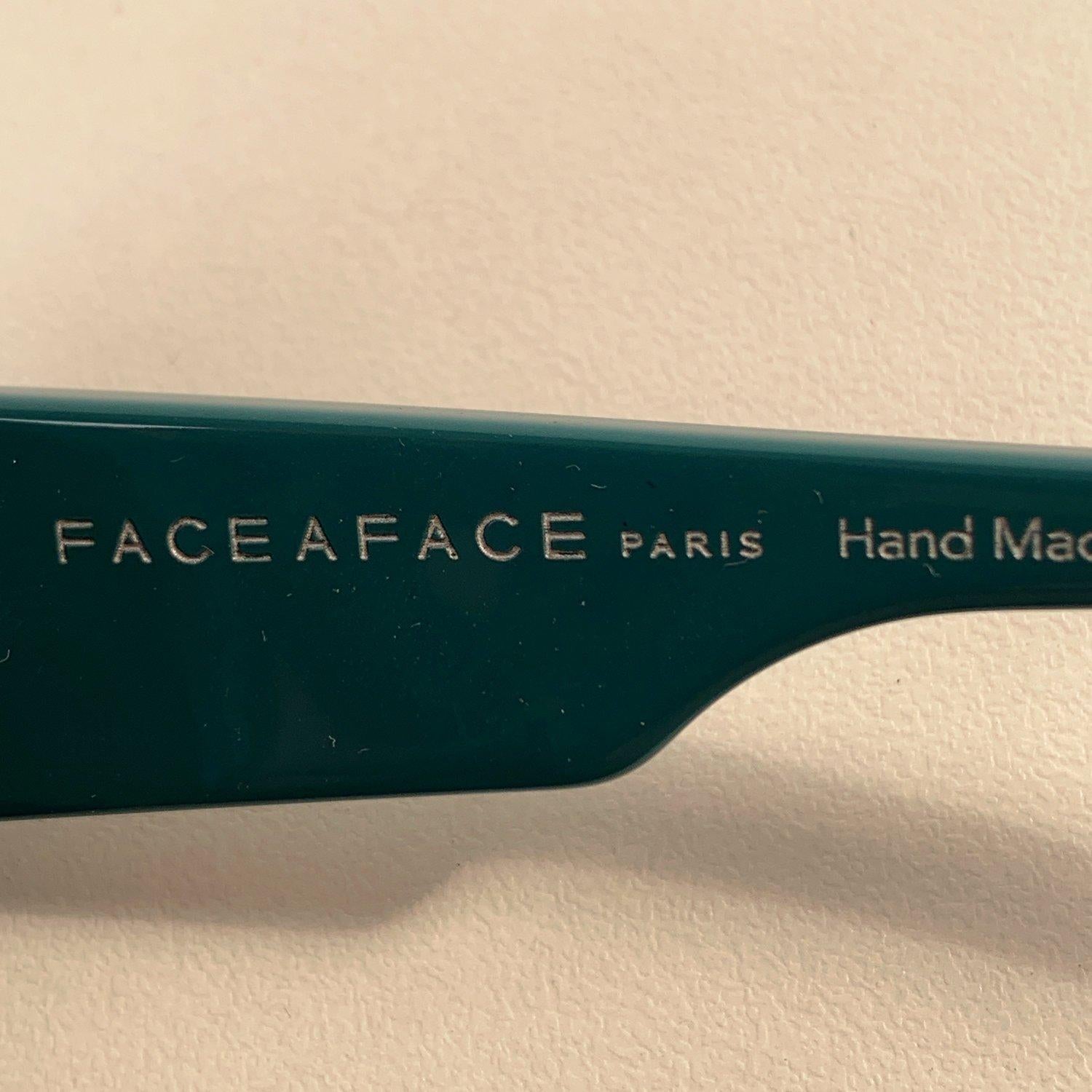 Face a Face Bicolor Sunglasses Masai 1 Duck Blue and Green with Case 1