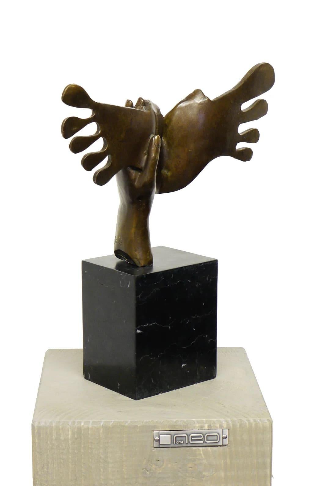 Face Art Mask – The Fright – Salvador Dalí Sculpture In Good Condition For Sale In Saint-Ouen, FR