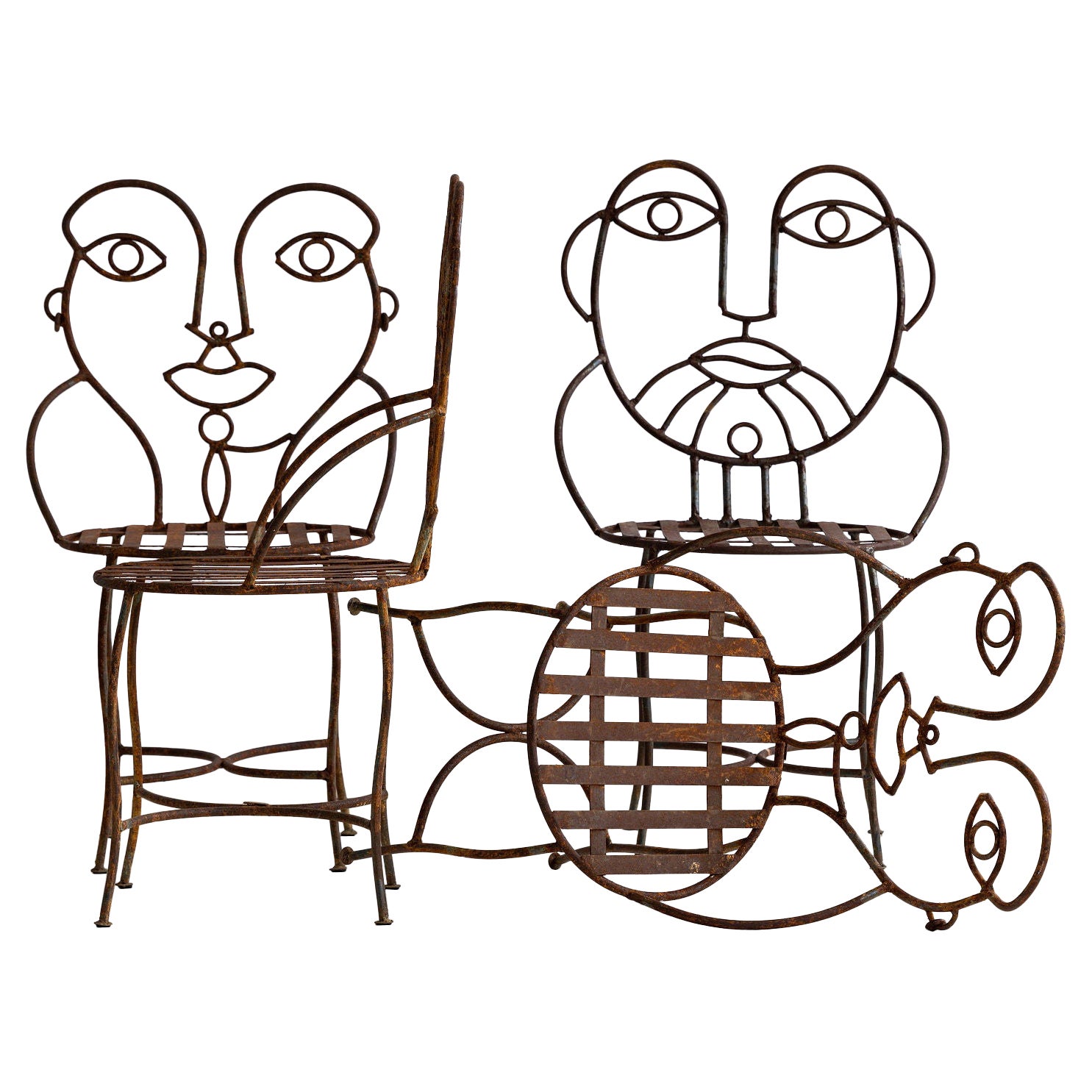 Face-Stühle von John Risley, ca. 1970 im Angebot