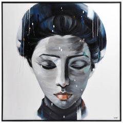 "Face" Contemporary Painting of a Woman