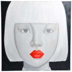 "FACE" Contemporary Painting of a Woman