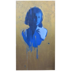 Face in Blue by Jorge Santos