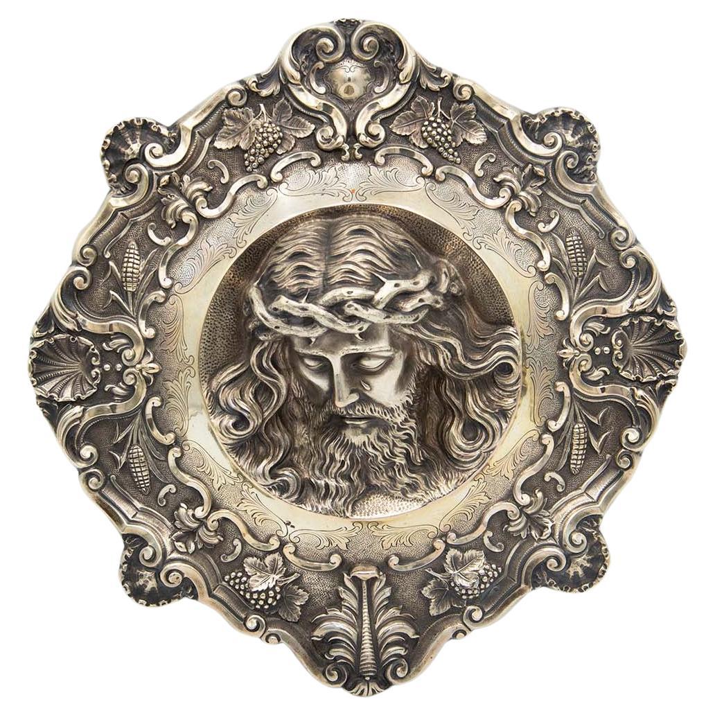 Face of Christ in full figure with reliefs and engravings For Sale
