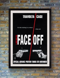'Face/Off' Original British Double Crown Movie Poster, 1997
