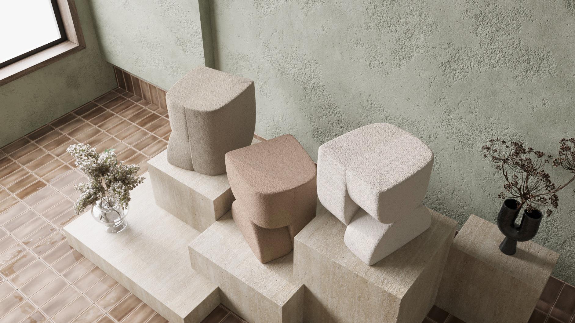 Meuble pouf Face d'Hermhaus en vente 1
