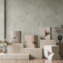 Face Pouf Off-White by Hermhaus