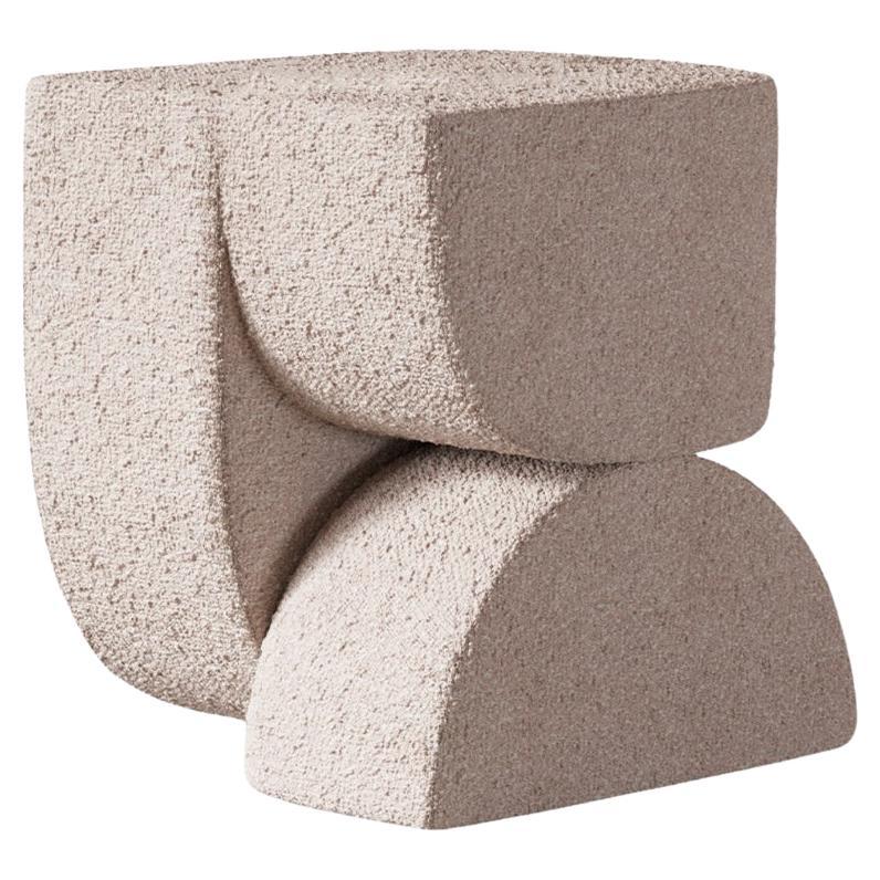 Lachs Lachsrosa Hocker von Hermhaus im Angebot