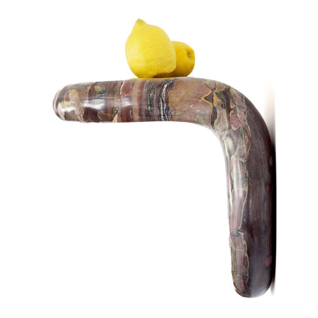 Italiano Face To Face Aligator Marble 2 Shelf di Jean Pascal Levy-Trumet in vendita