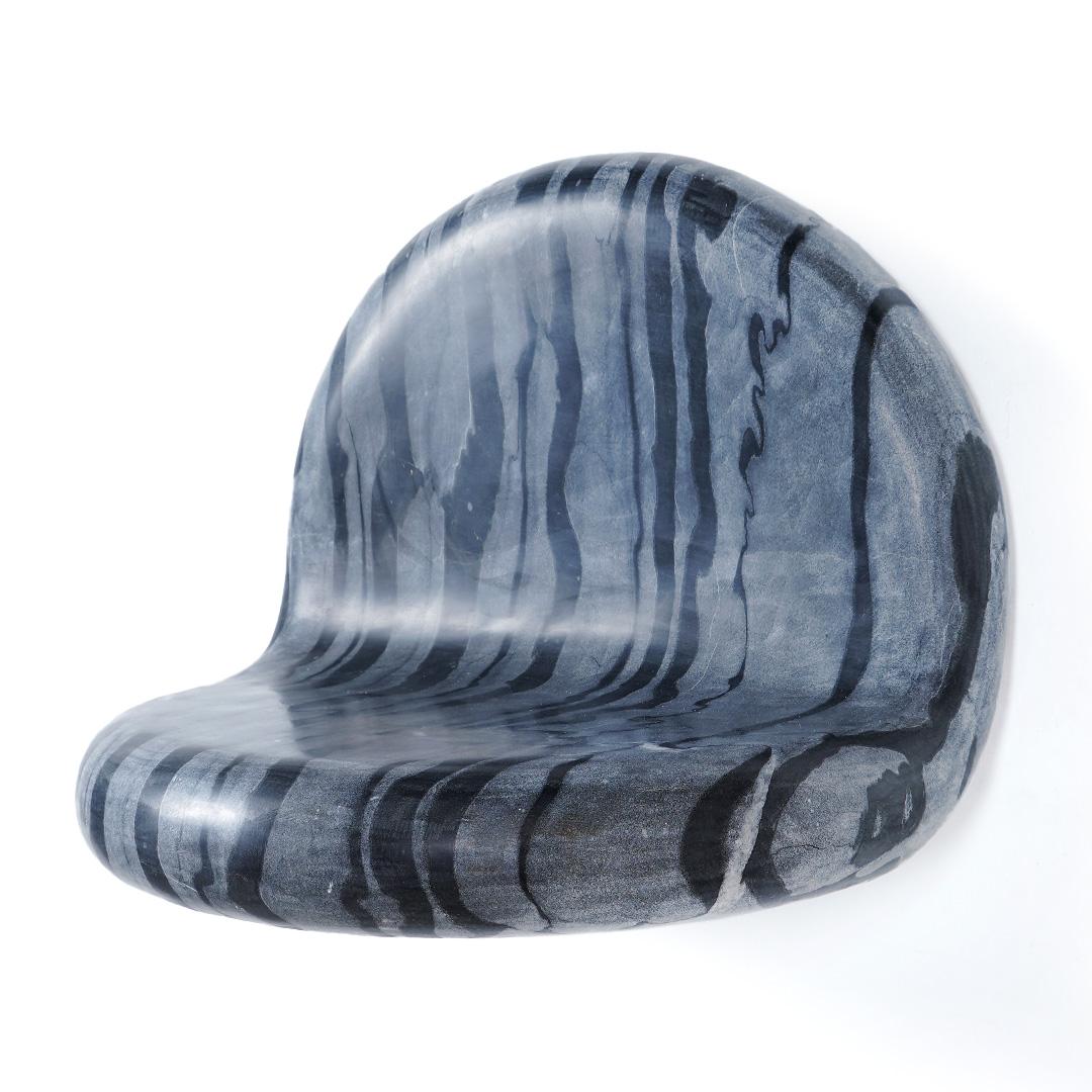 Face To Face Graphito Marble 1 Shelf by Jean Pascal Levy-Trumet