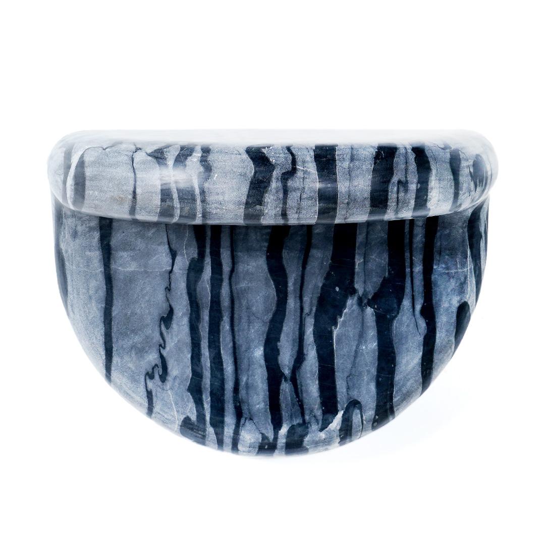 Italian Face To Face Graphito Marble 3 Shelf by Jean Pascal Levy-Trumet For Sale