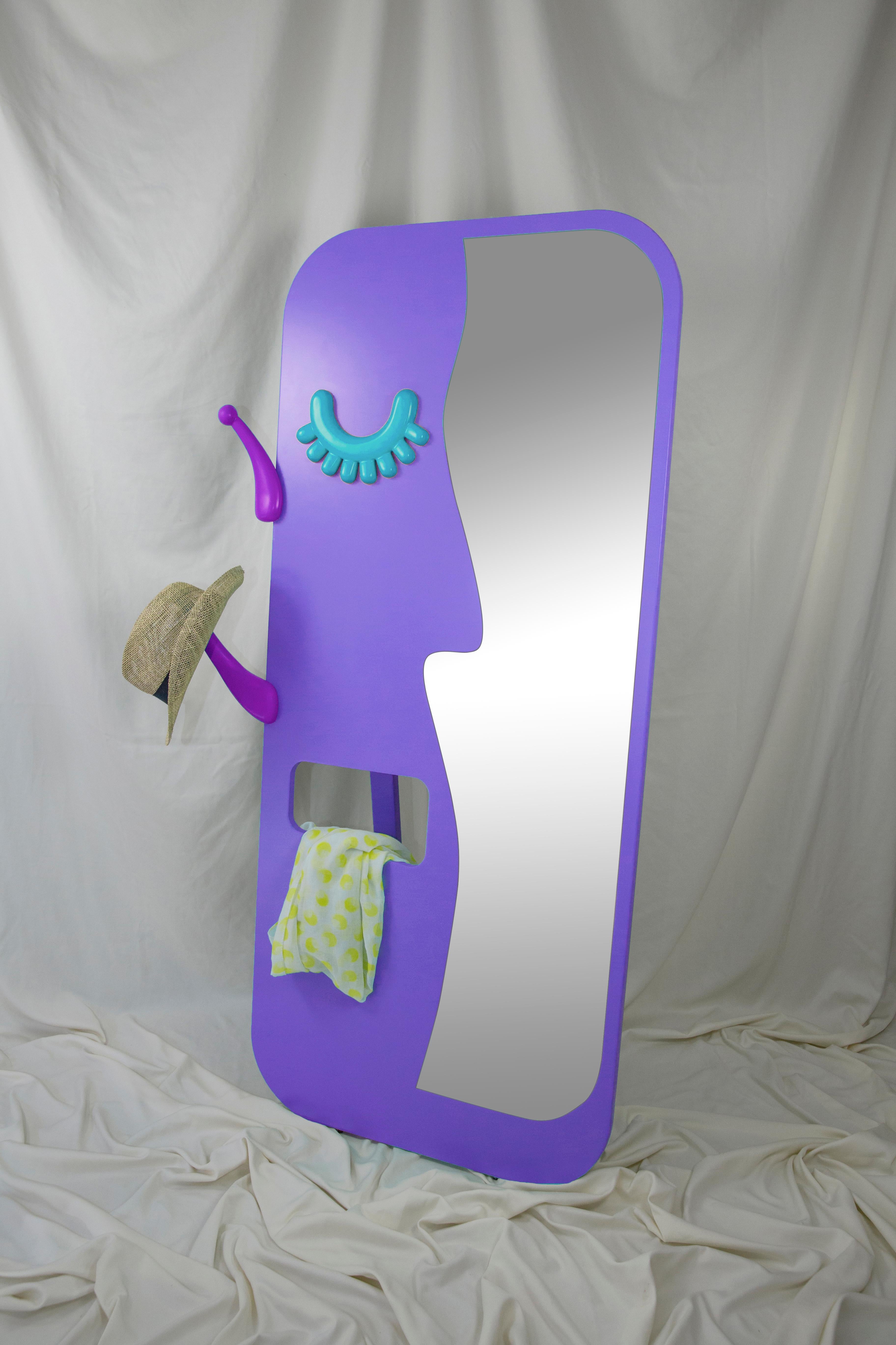 colorful full length mirror